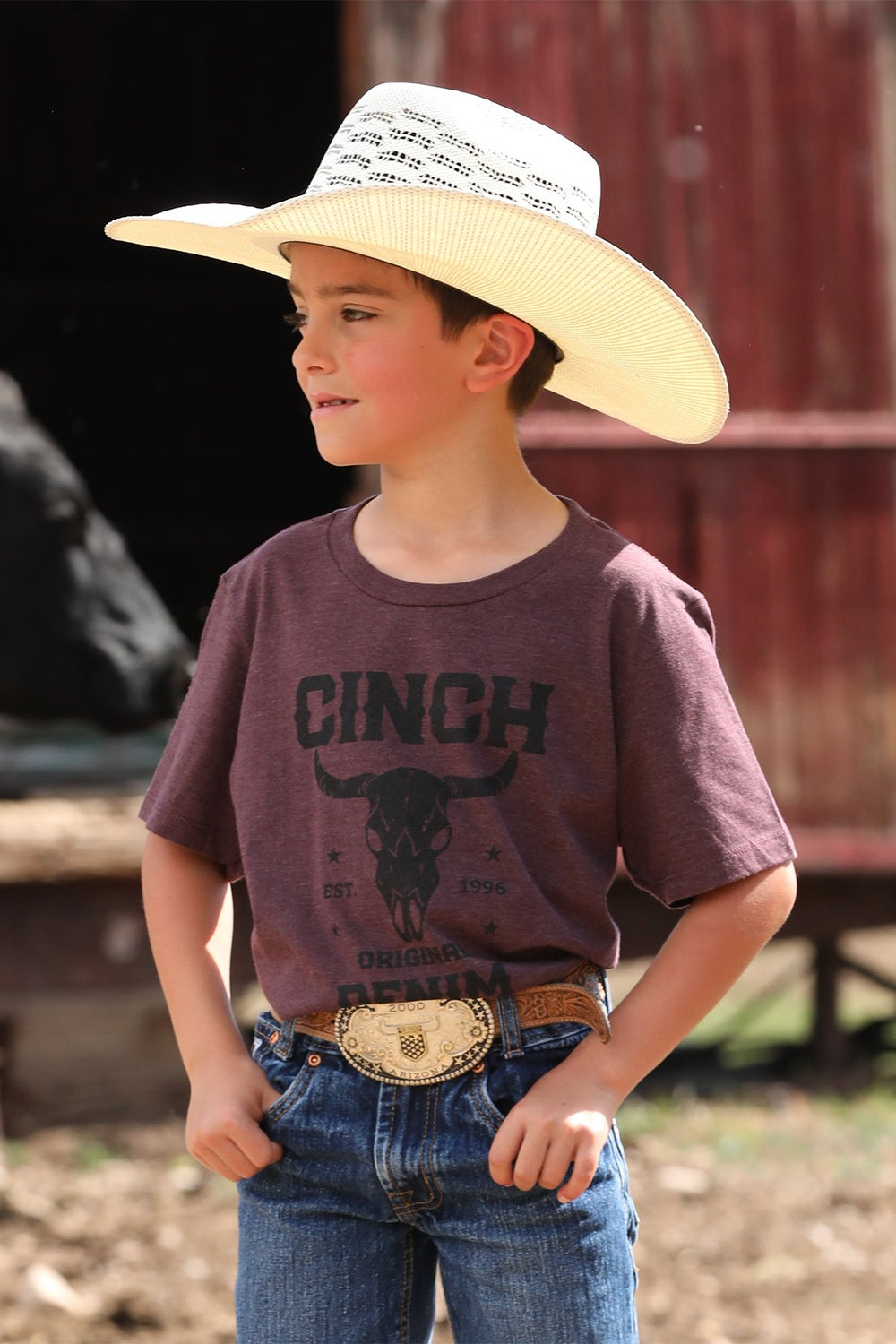 Cinch - Boy's Short Sleeve Jersey Tee