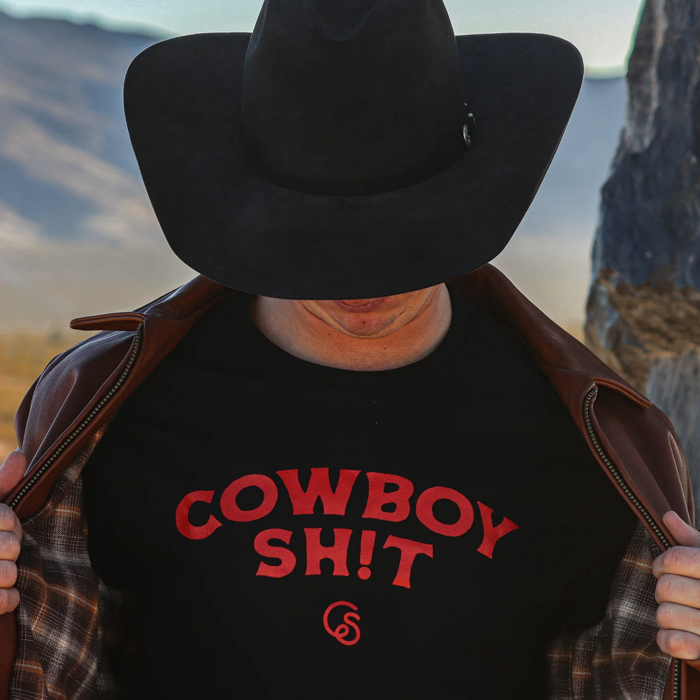 Cowboy Sh!t - The Dad Tee Black
