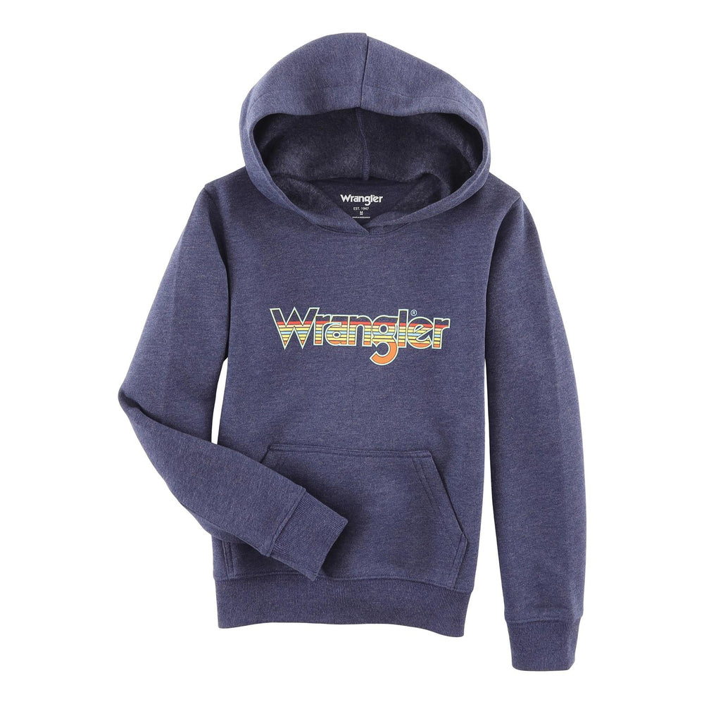 Wrangler - Boy's Multicolor Pullover Hoodie - Regular Fit