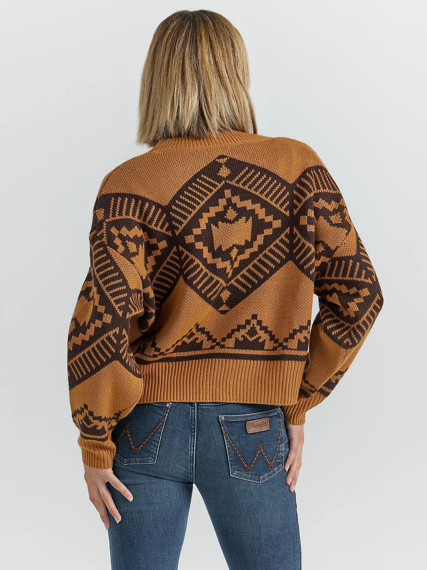 Wrangler - Women's Sweater Retro Americana Brown