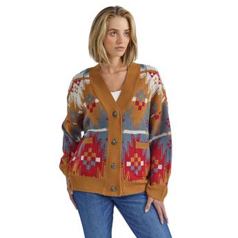 Wrangler - Women's Sweater Western Pattern Cardigan