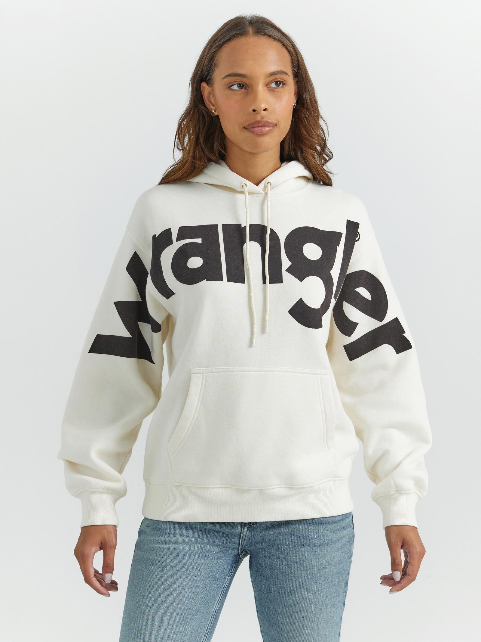 Wrangler Women s Bold Logo Hoodie
