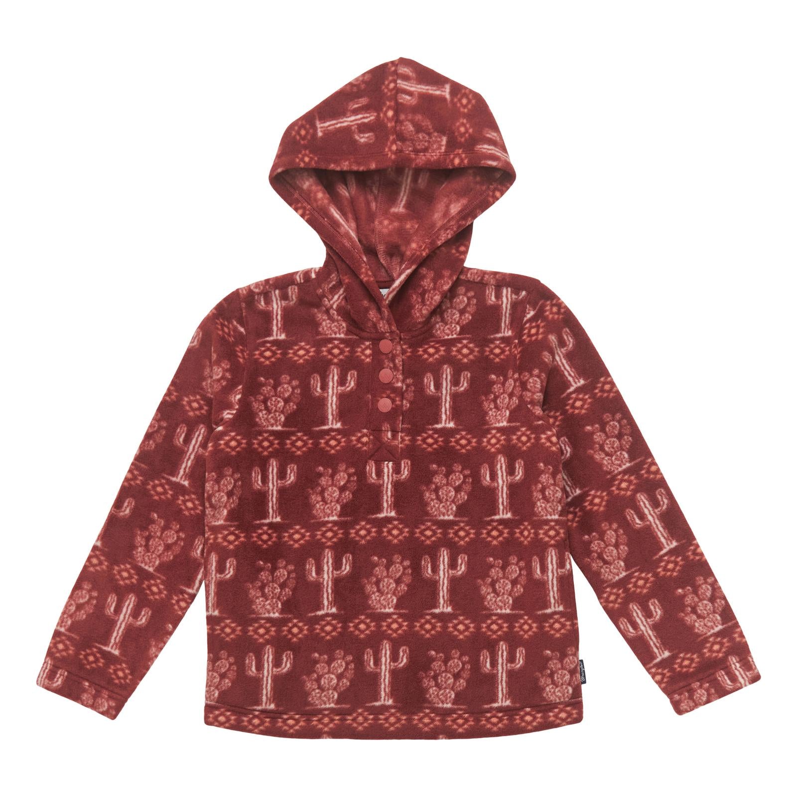 Wrangler - Girl's Hoodie - Burgundy