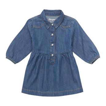 Wrangler - Girl's Denim Ruffle Yoke Dress