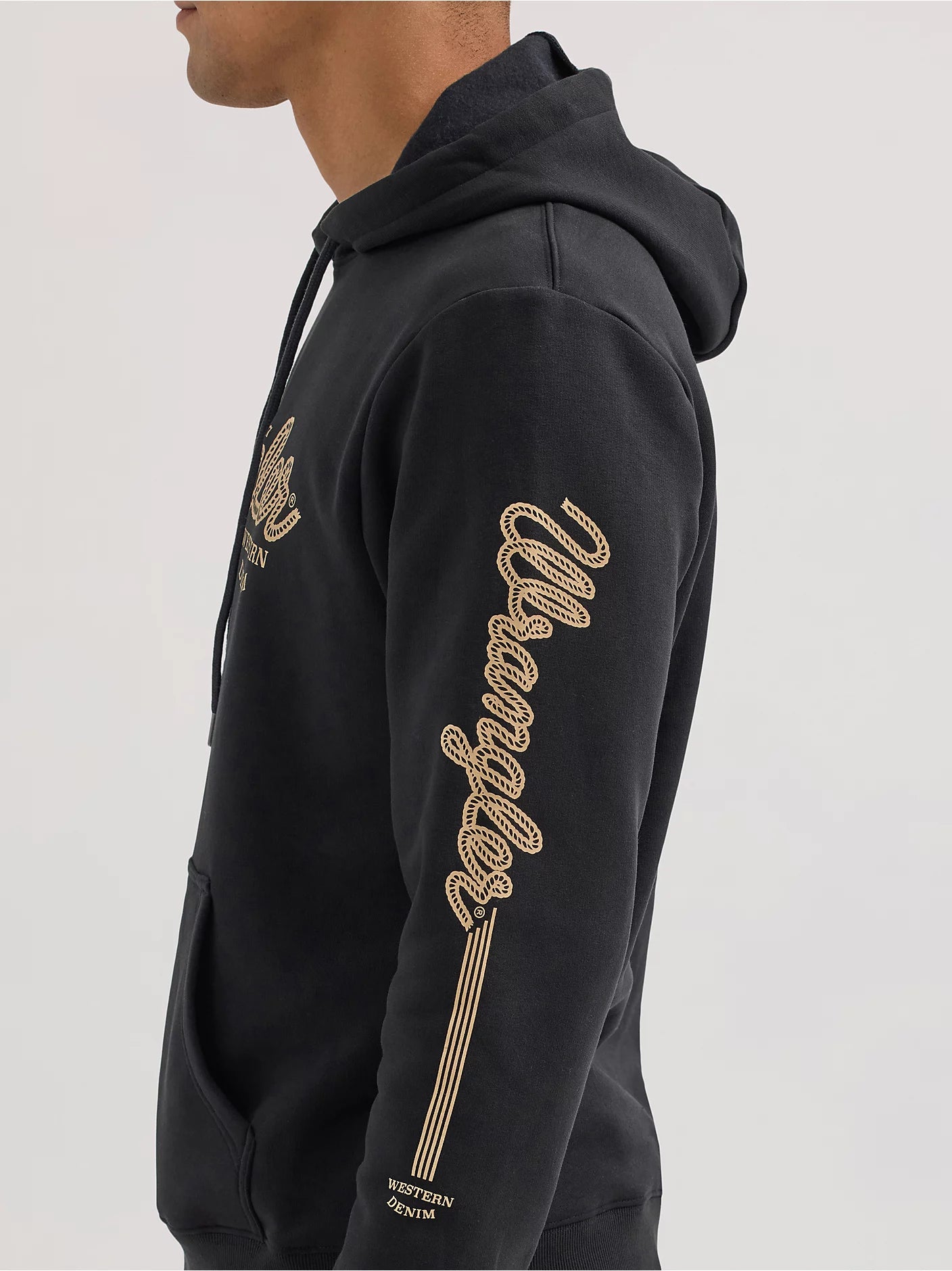 Wrangler Logo Arm Hit Hoodie Wrangler Logo Arm Hit Hoodie