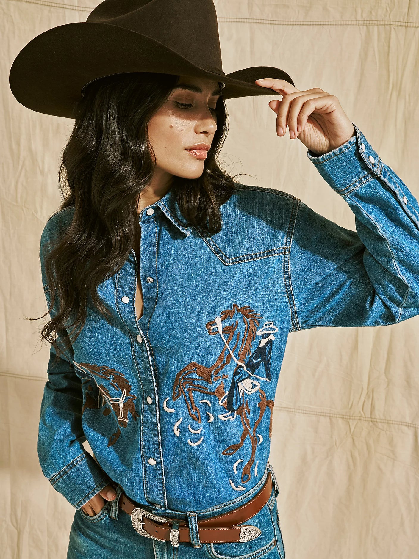 Wrangler - Women's Retro Boyfriend Snap Shirt
