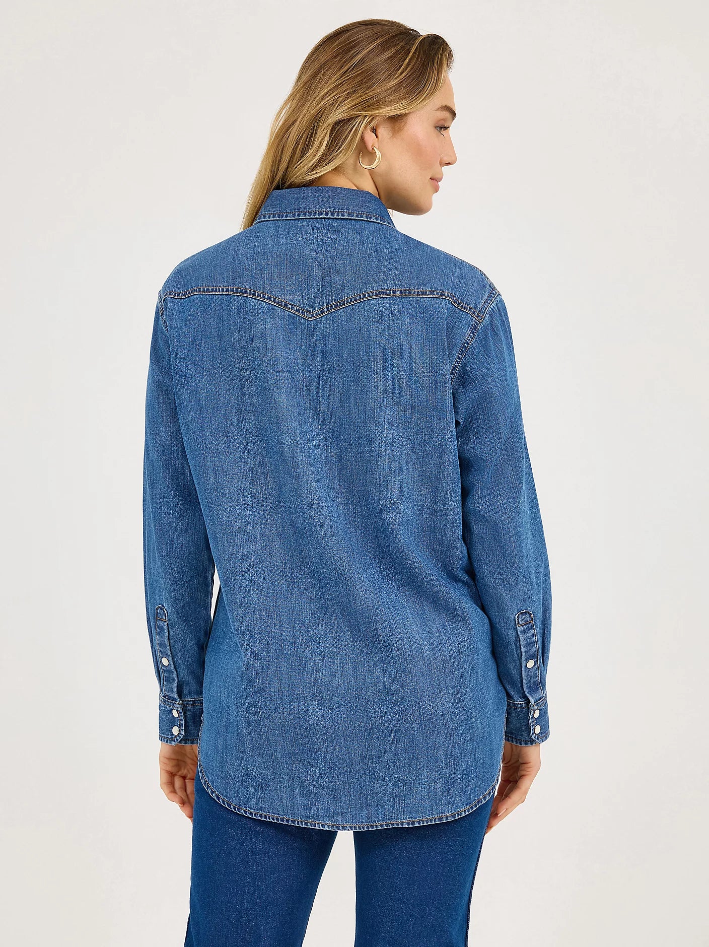 Wrangler - Women's Retro Boyfriend Snap Shirt