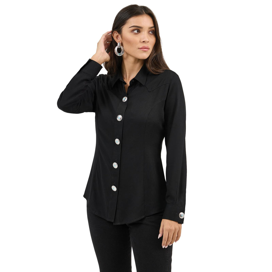 Wrangler - Women's Retro Party Western Snap Shirt