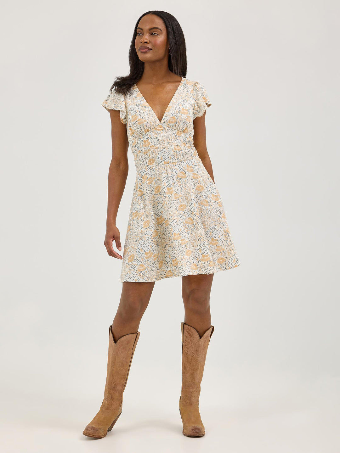 Wrangler - Women's Retro Vintage Tiered Dress