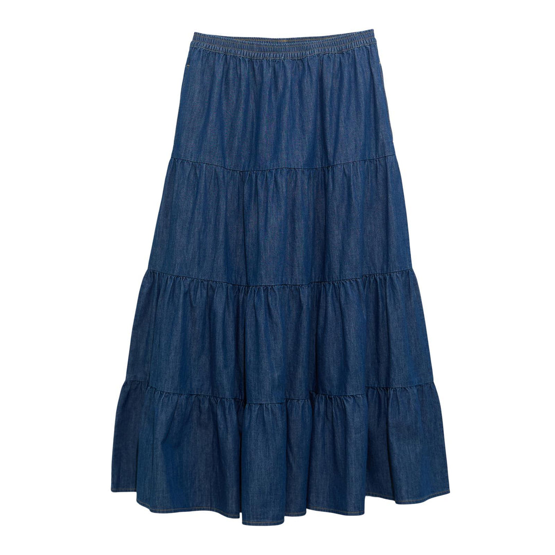 Wrangler - Women's Retro Vintage Denim Dress Set Skirt
