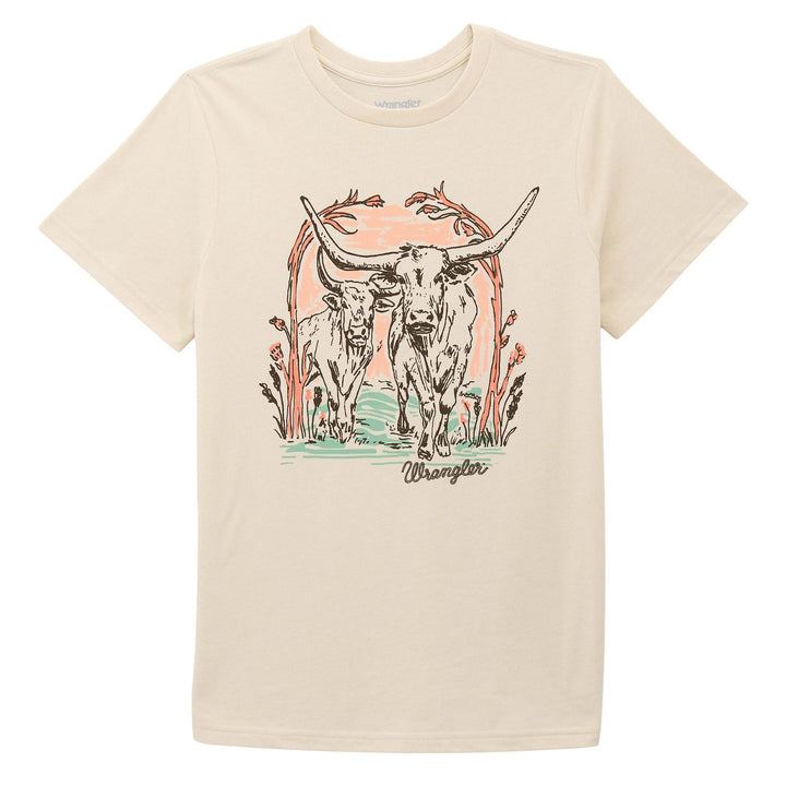Wrangler - Women's Short Sleeve Tee - Regular Fit - Silver Birch Heather