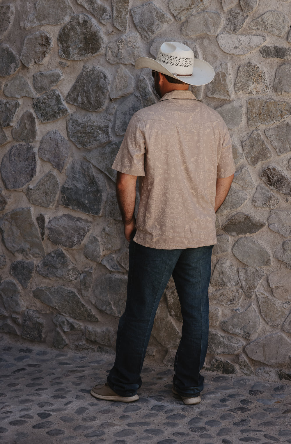 Wrangler - Coconut Cowboy Short Sleeve Shirt - Brown