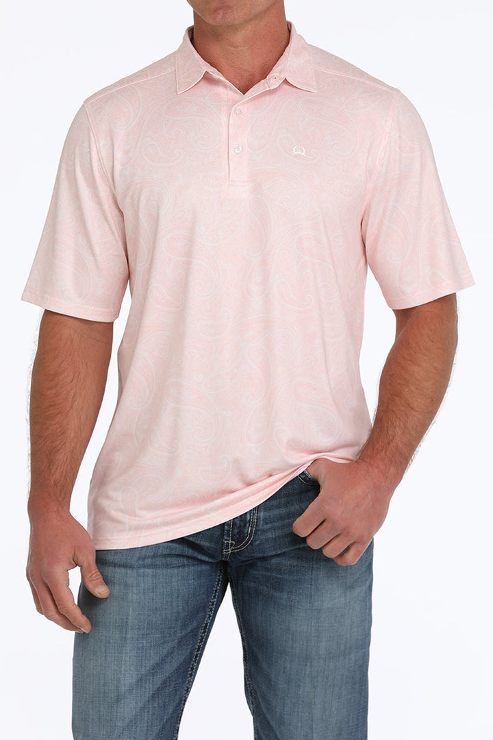 Cinch - Men's Paisley Print Polo