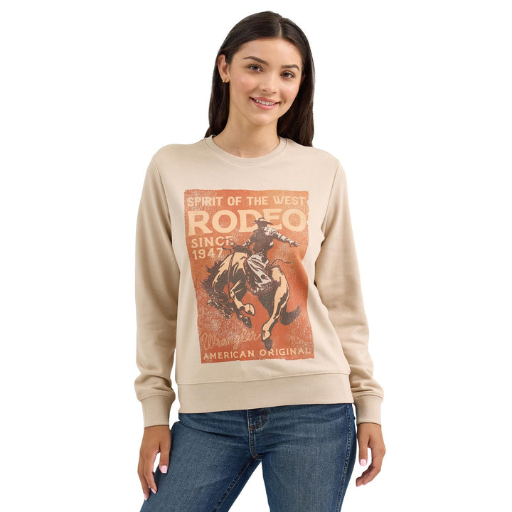 Wrangler - Women's Long Sleeve Crew Sweatshirt