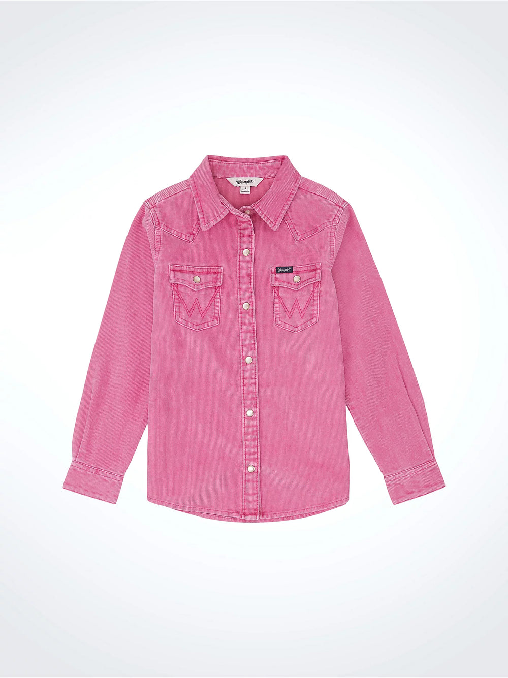 Wrangler - Girl's Corduroy Western Snap Shirt Jacket