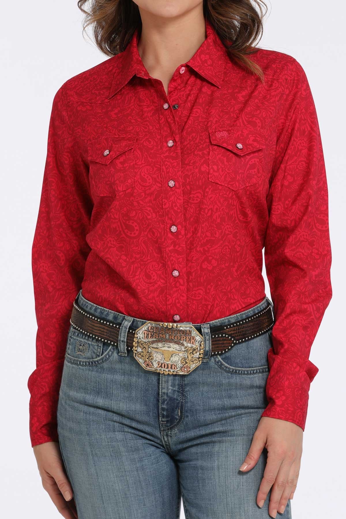 Cinch - Women's Long Sleeve Arenaflex Woven