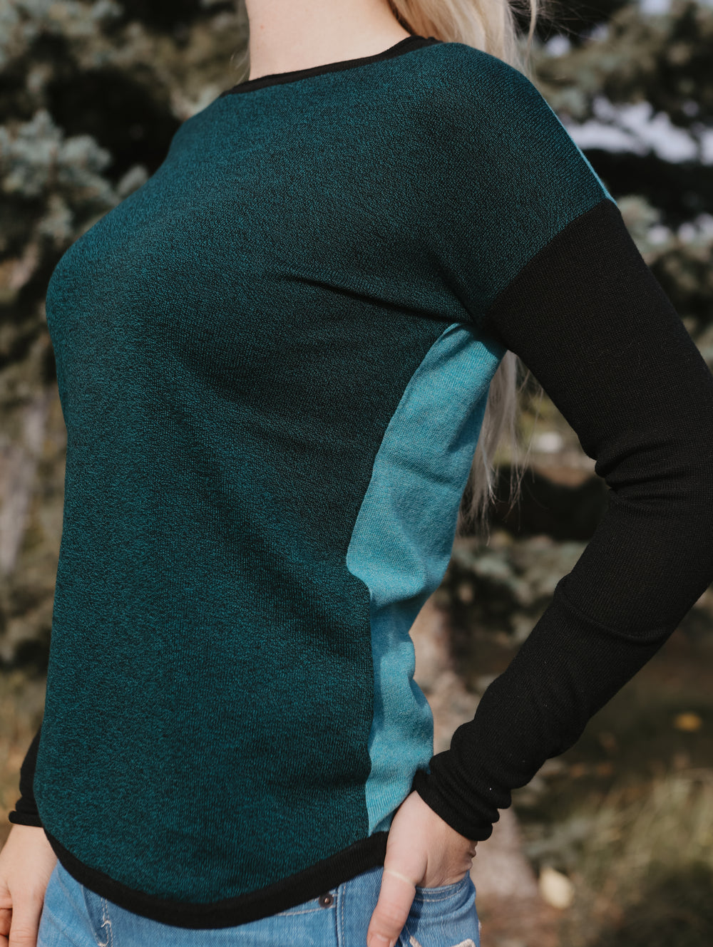 Smartwool - Women's Shadow Pine Colorblock Sweater