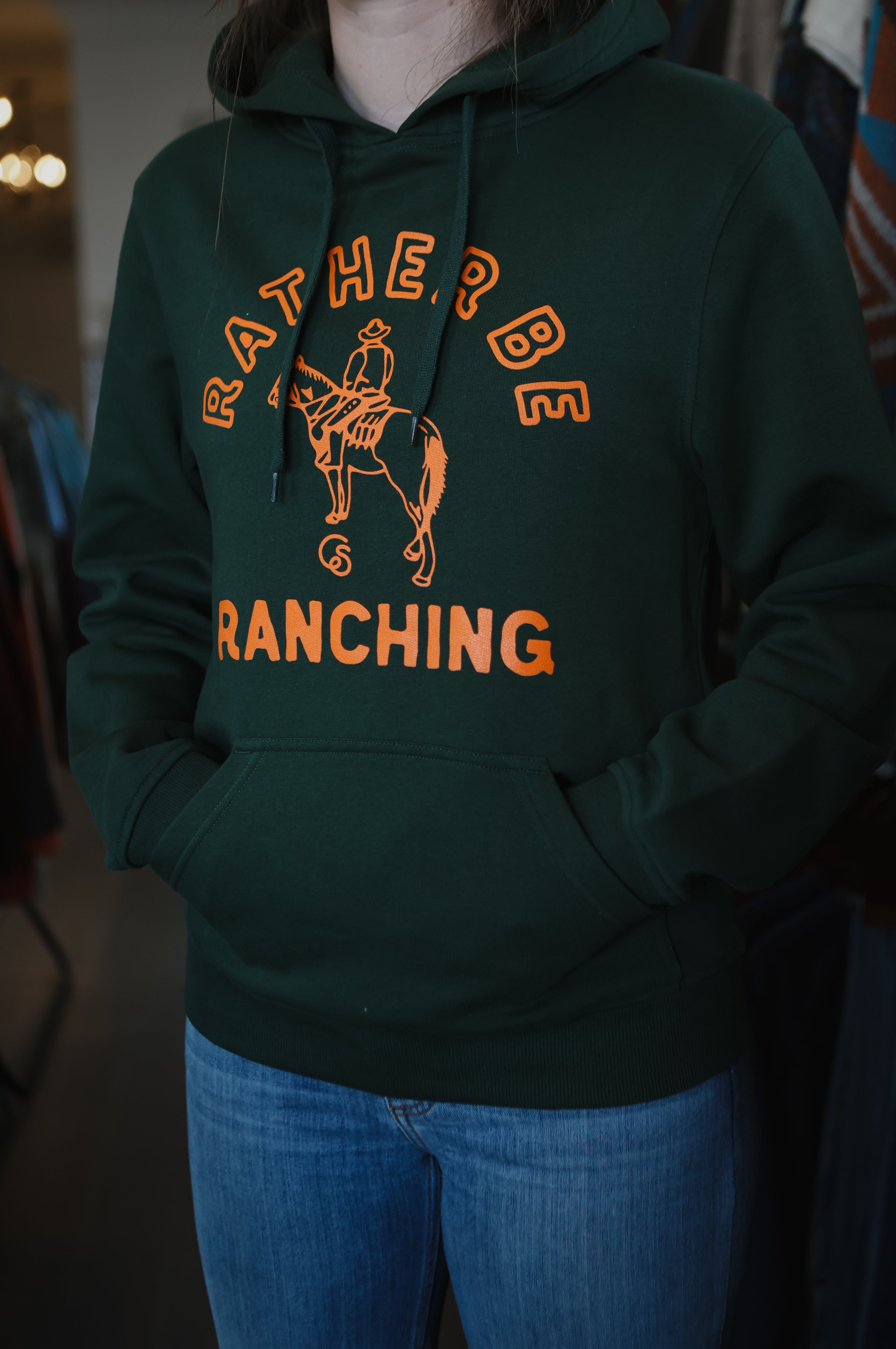 Cowboy Sh!t Hoodie - Rather Be Ranching (XL Only)