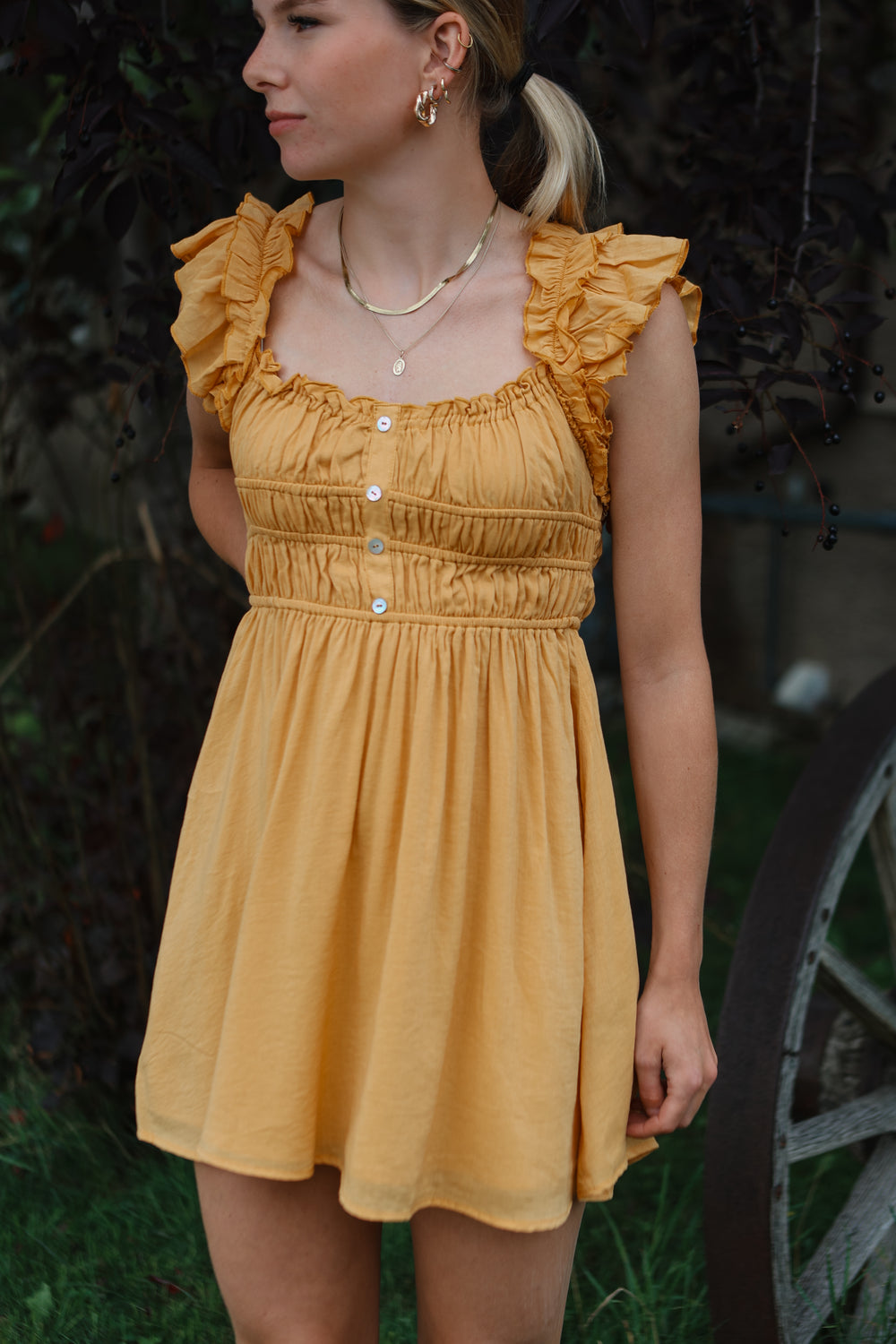 Panhandle - Flouncy Gathered Dress