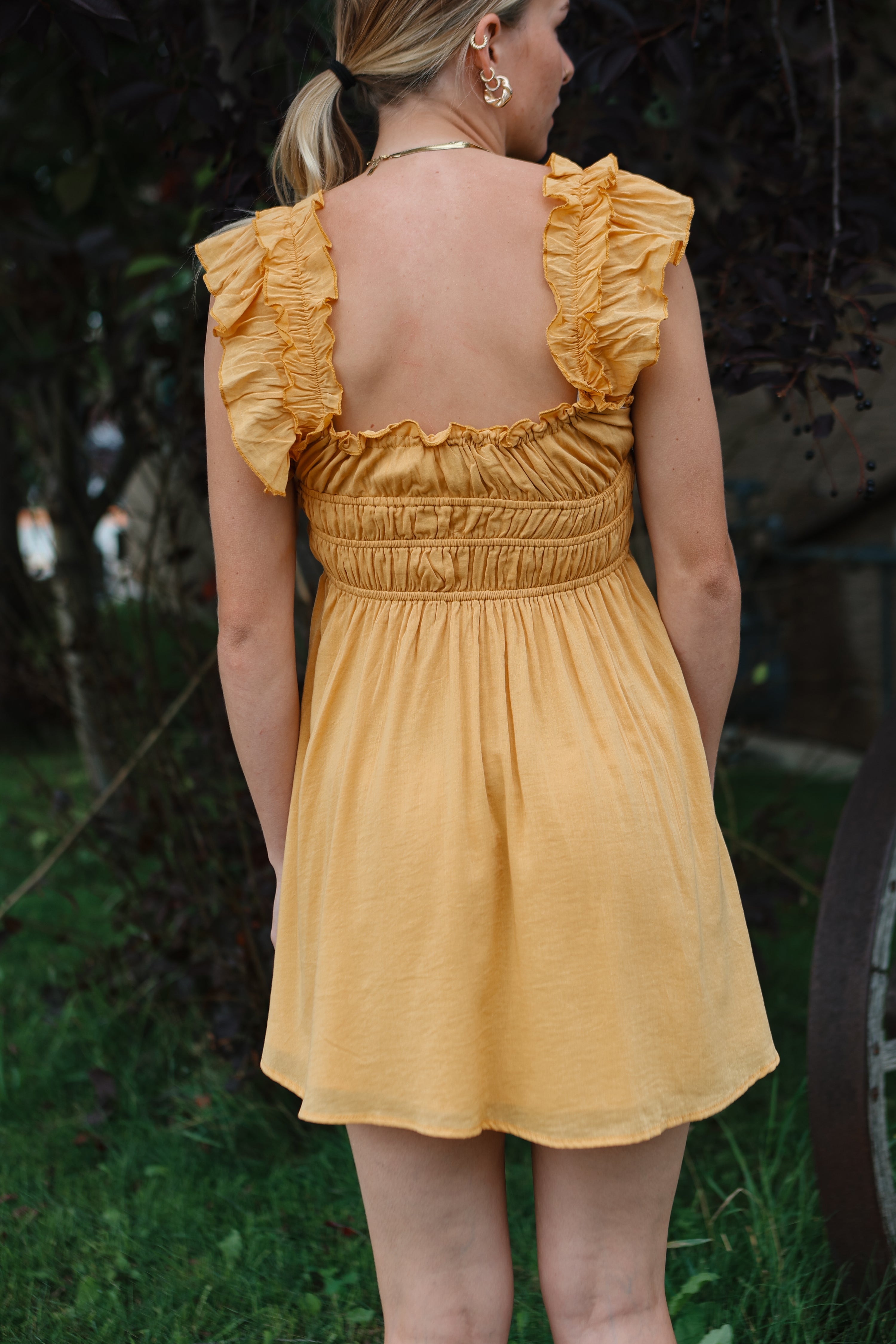 Panhandle - Flouncy Gathered Dress