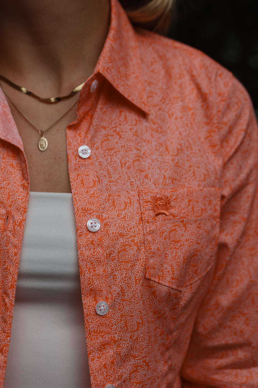 Cinch - Women's Floral Print Button-Down