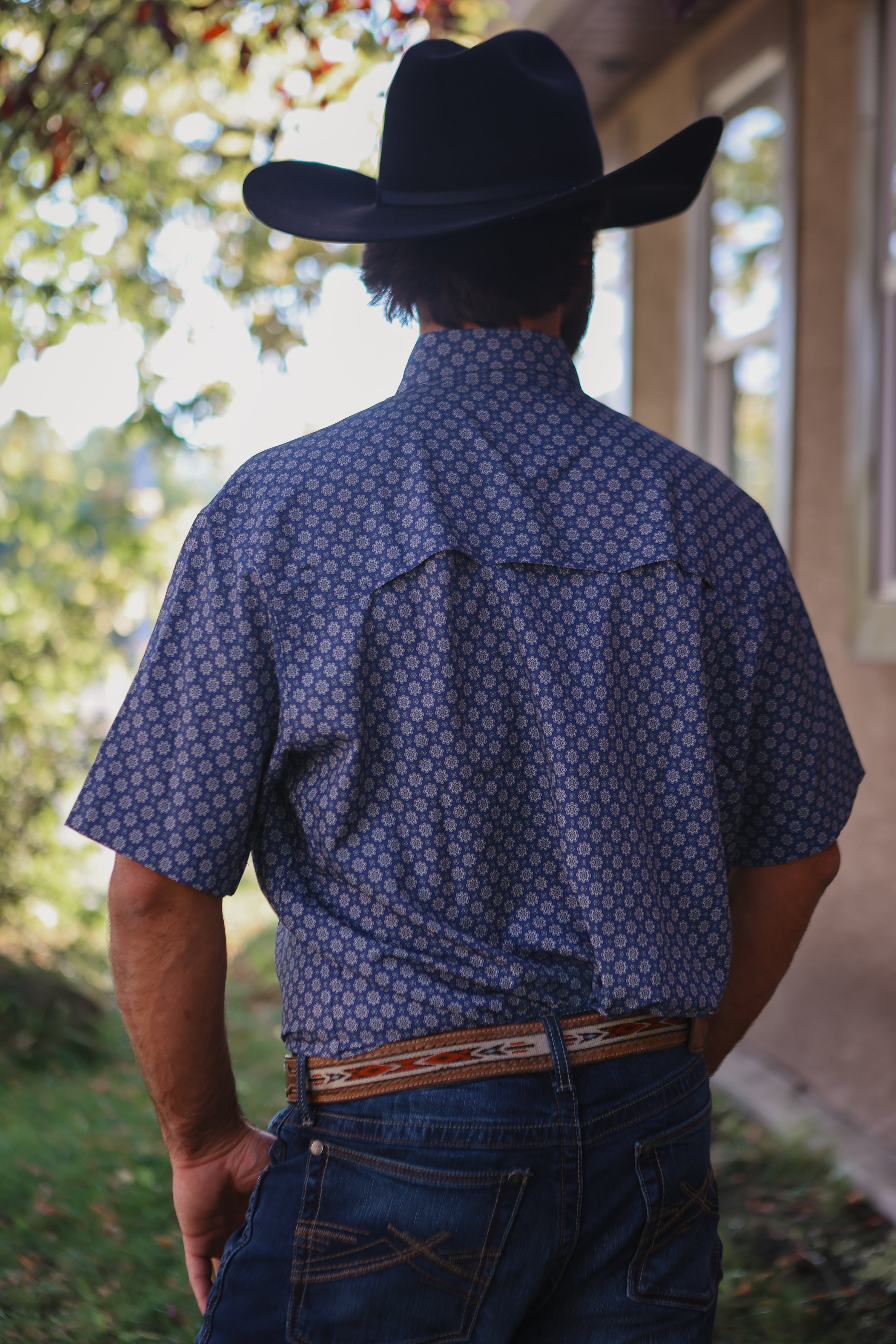 Cinch - Men's Vented Athletic Print Short Sleeve