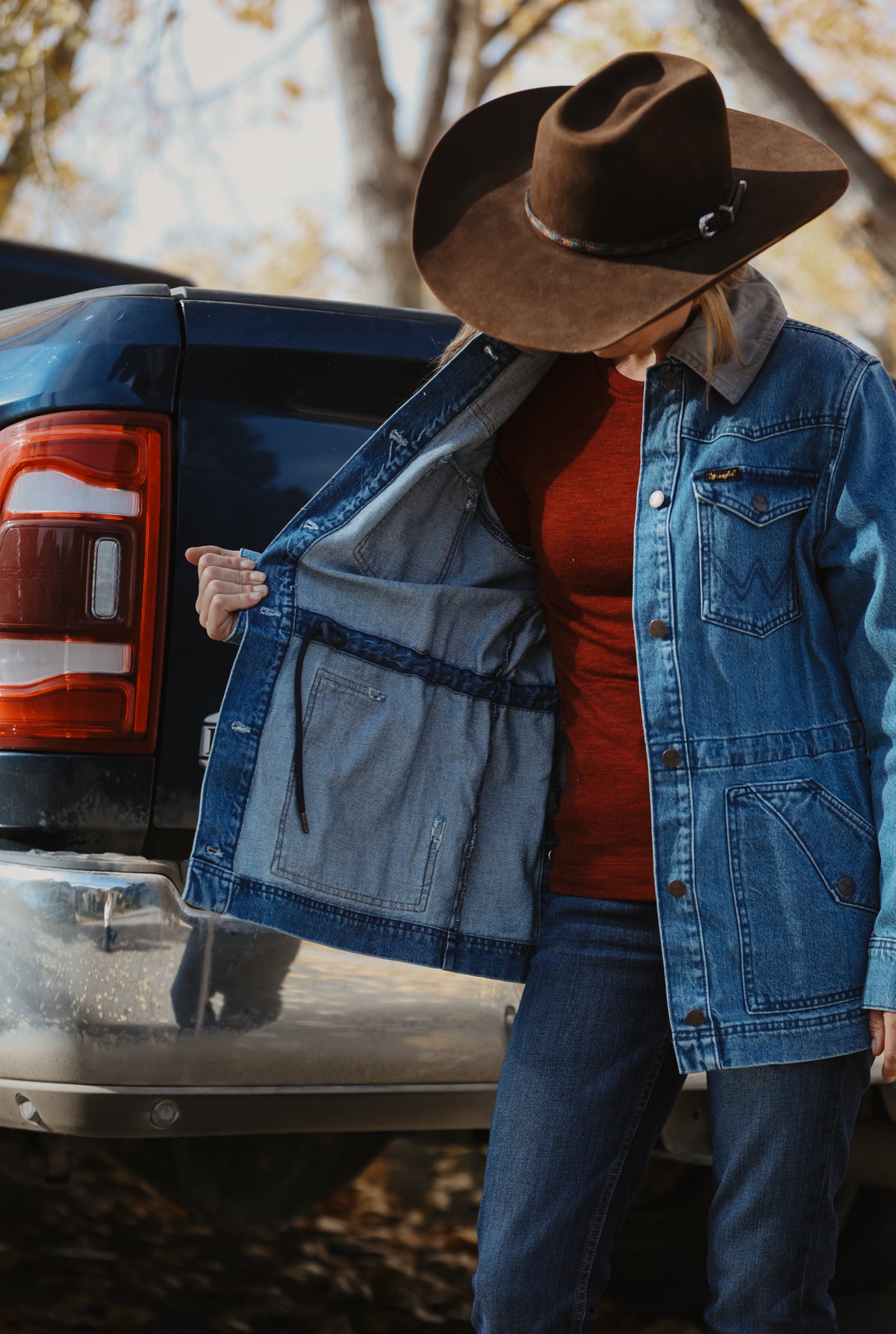 Wrangler - Women's Barn Jacket Unlined Canvas Collar