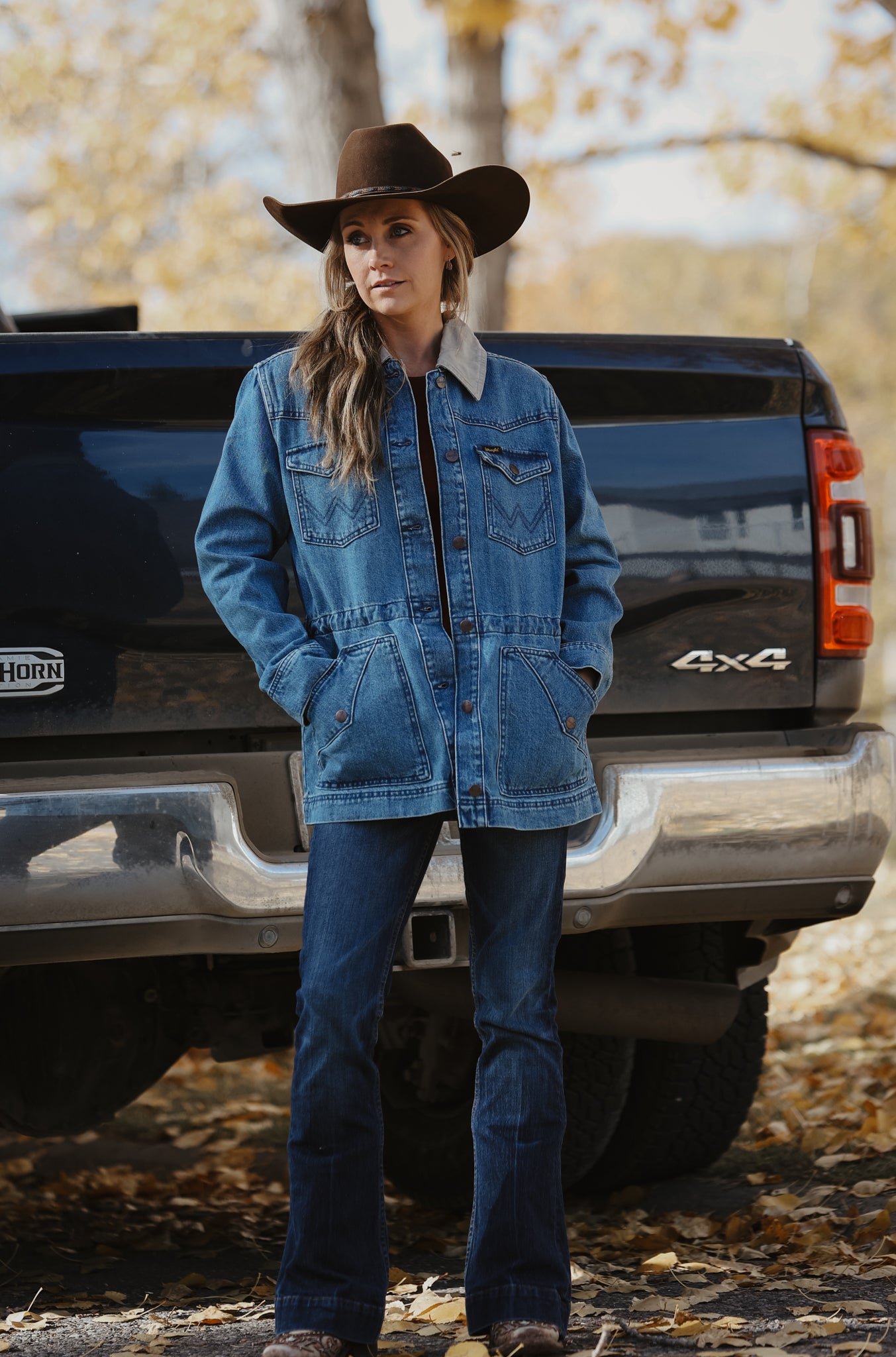 Wrangler - Women's Barn Jacket Unlined Canvas Collar