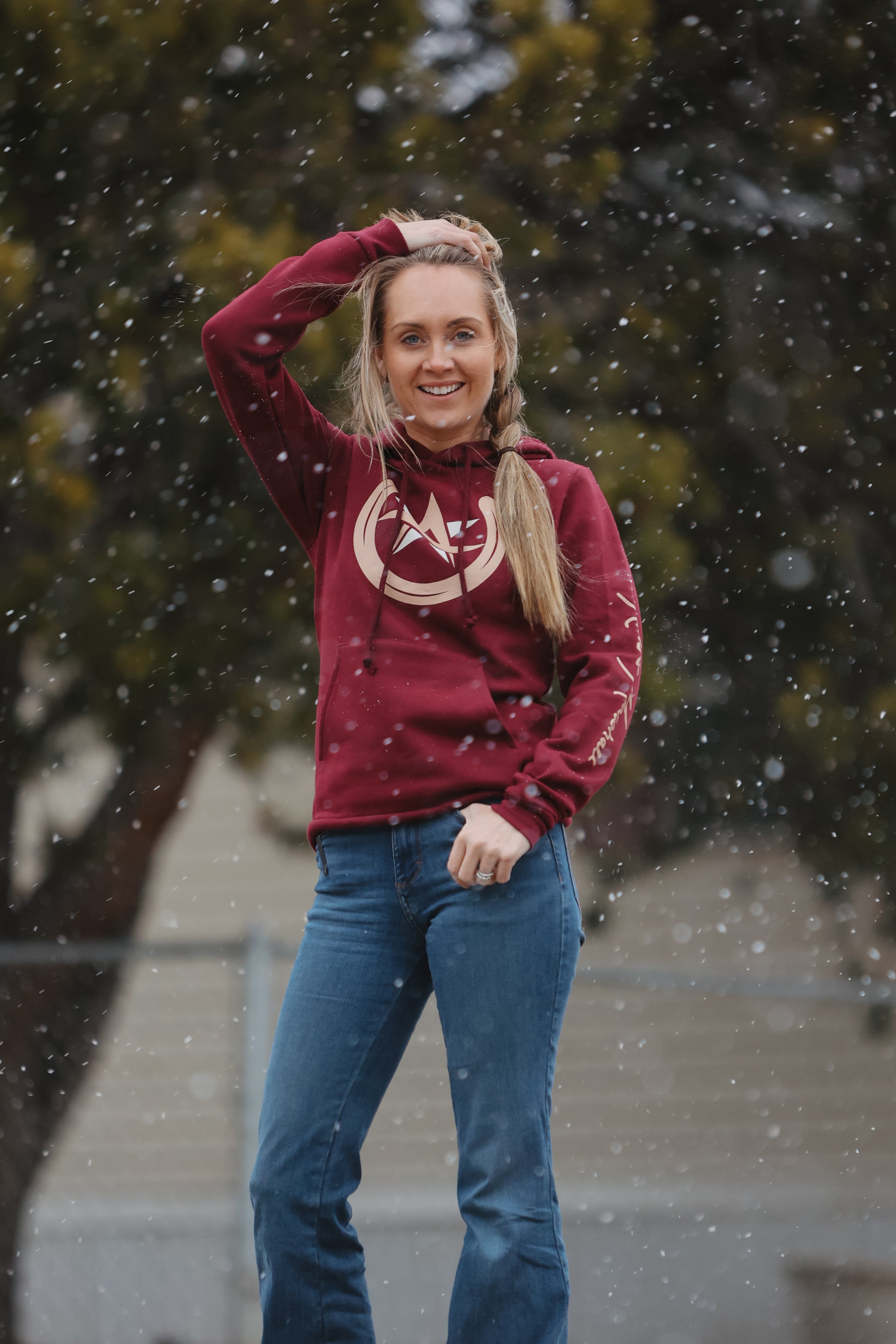 AM - Adult Hoodie - Maroon