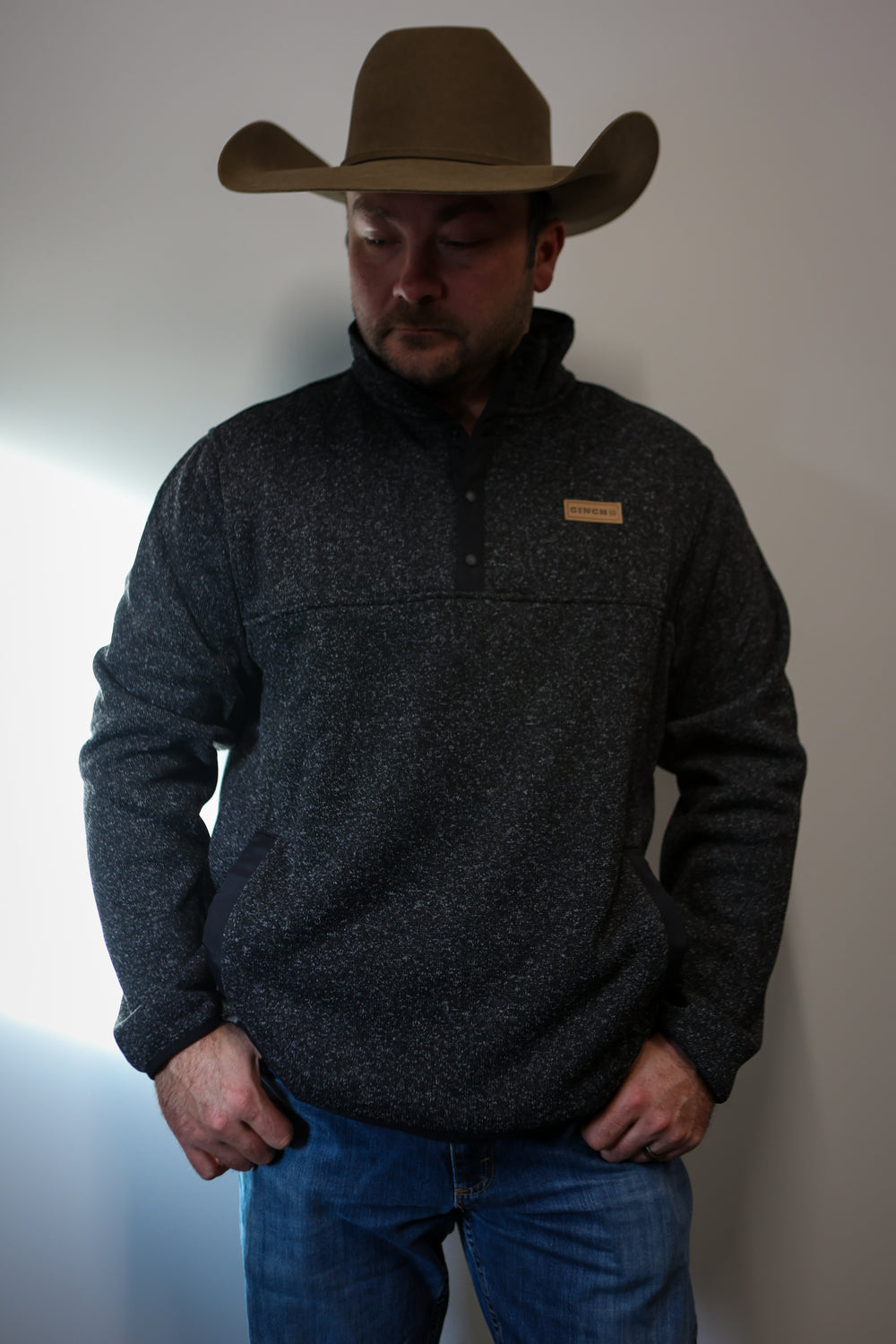 Cinch - Men's 1/4 Snap Pullover Sweater