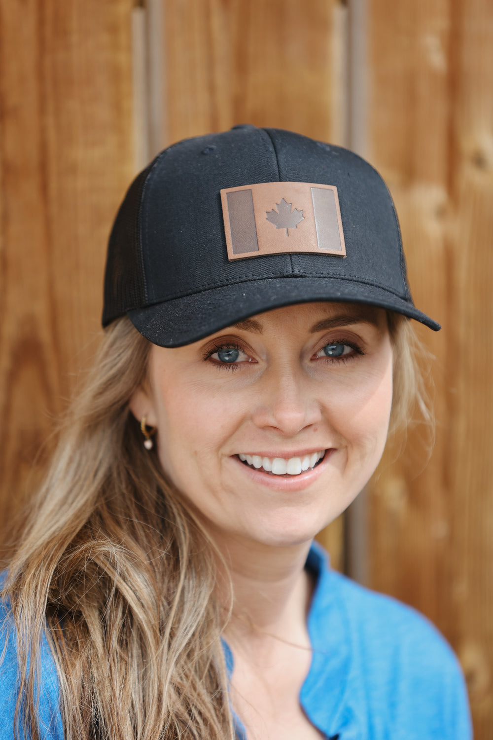 Canada Flag Leather Patch Hat