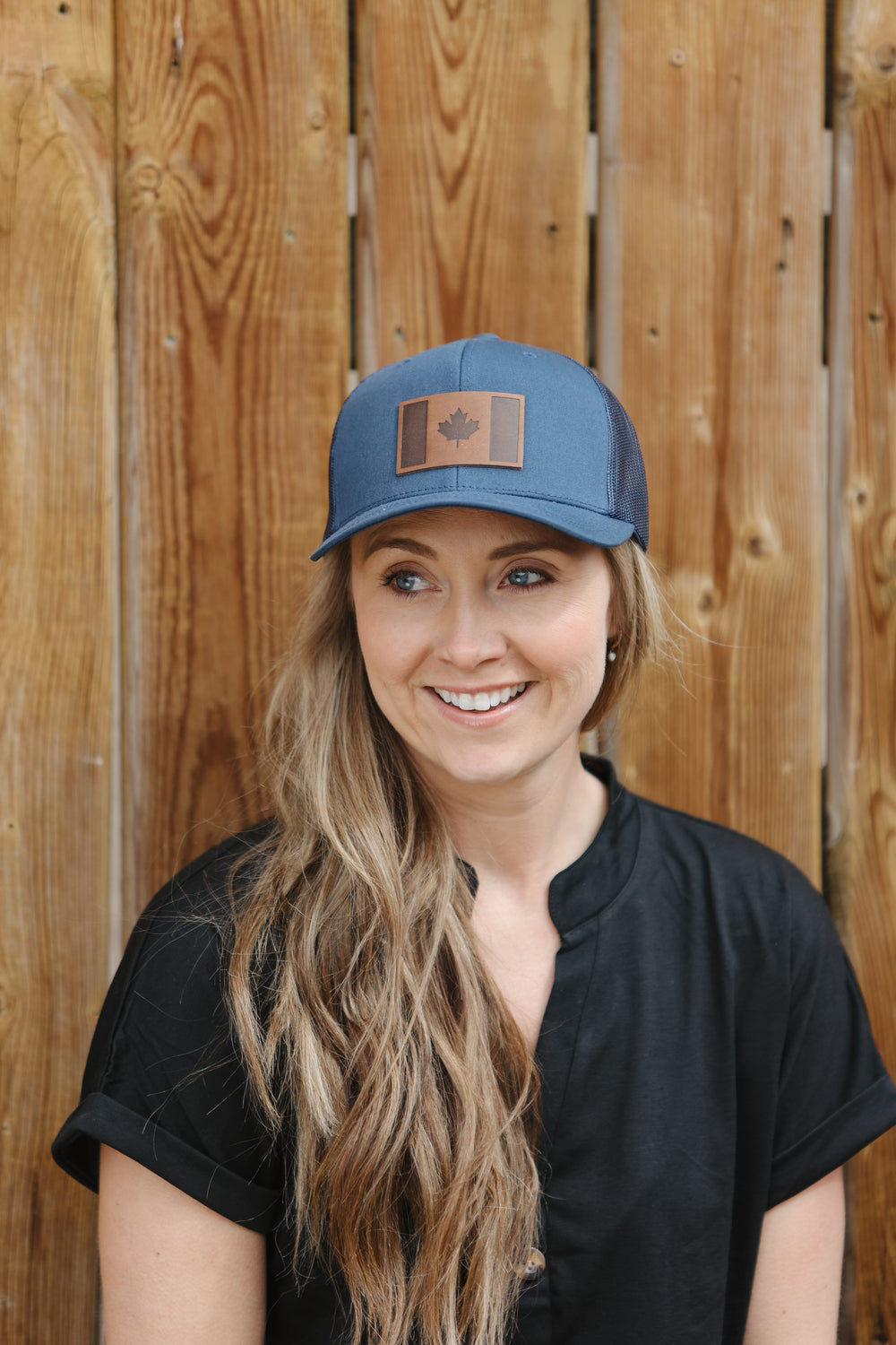 Canada Flag Leather Patch Hat