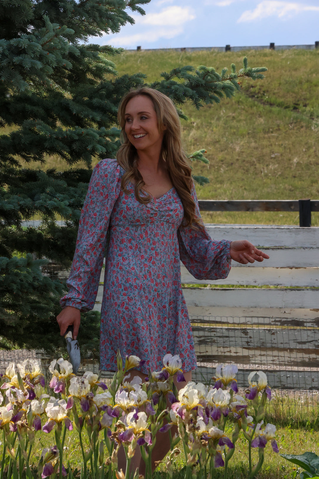 Panhandle - A-Line Floral Mini Dress Panhandle - A-Line Floral Mini Dress