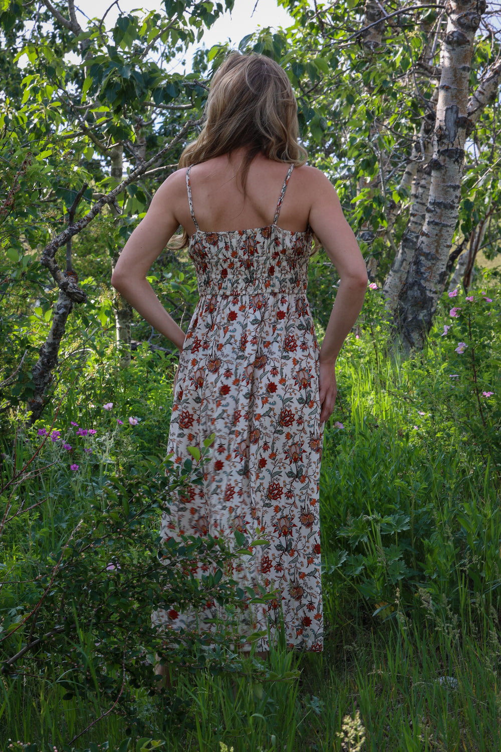 Panhandle - Floral Print Midi Dress