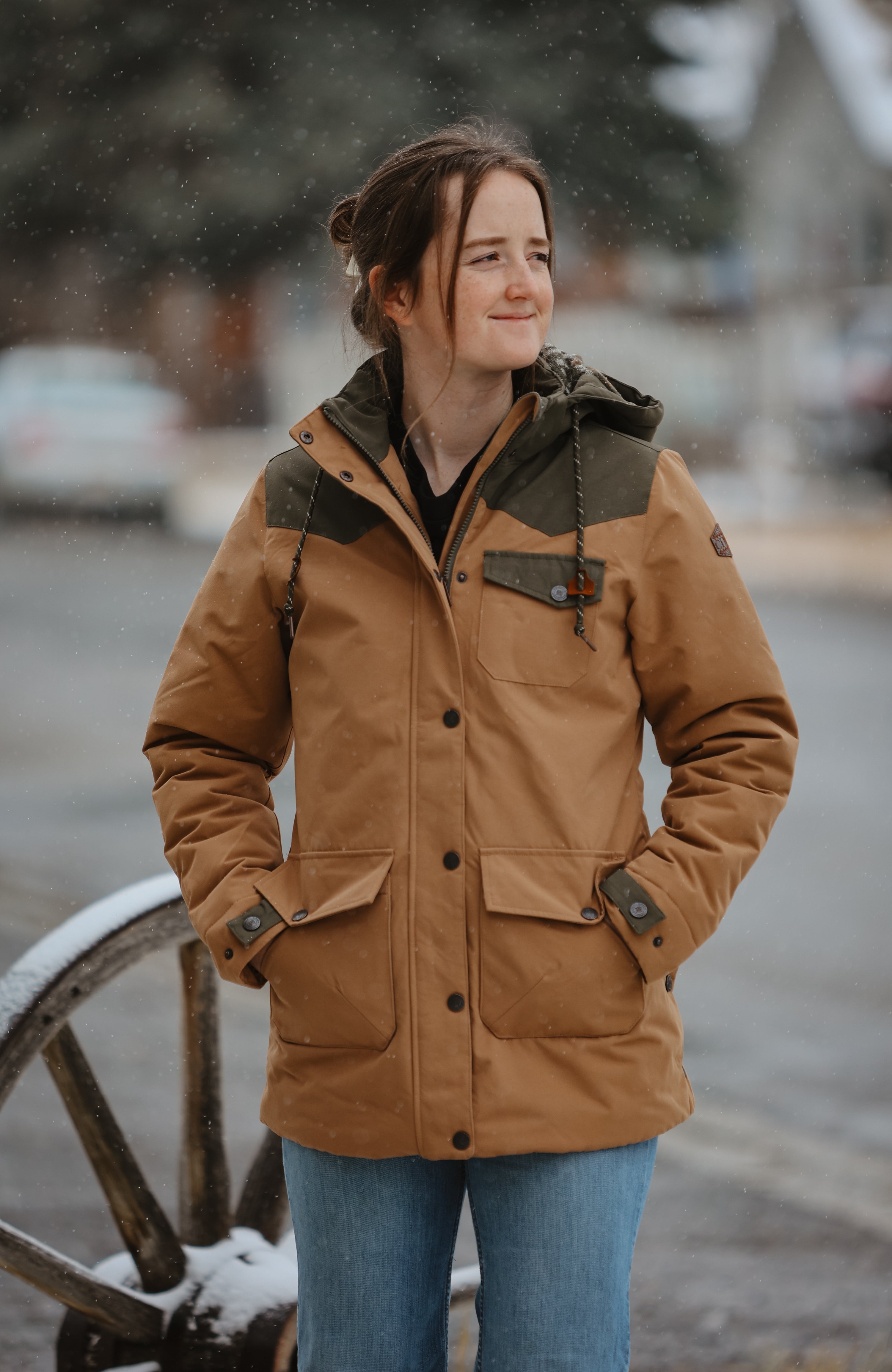 Cinch - Women's Barn Coat with Hood
