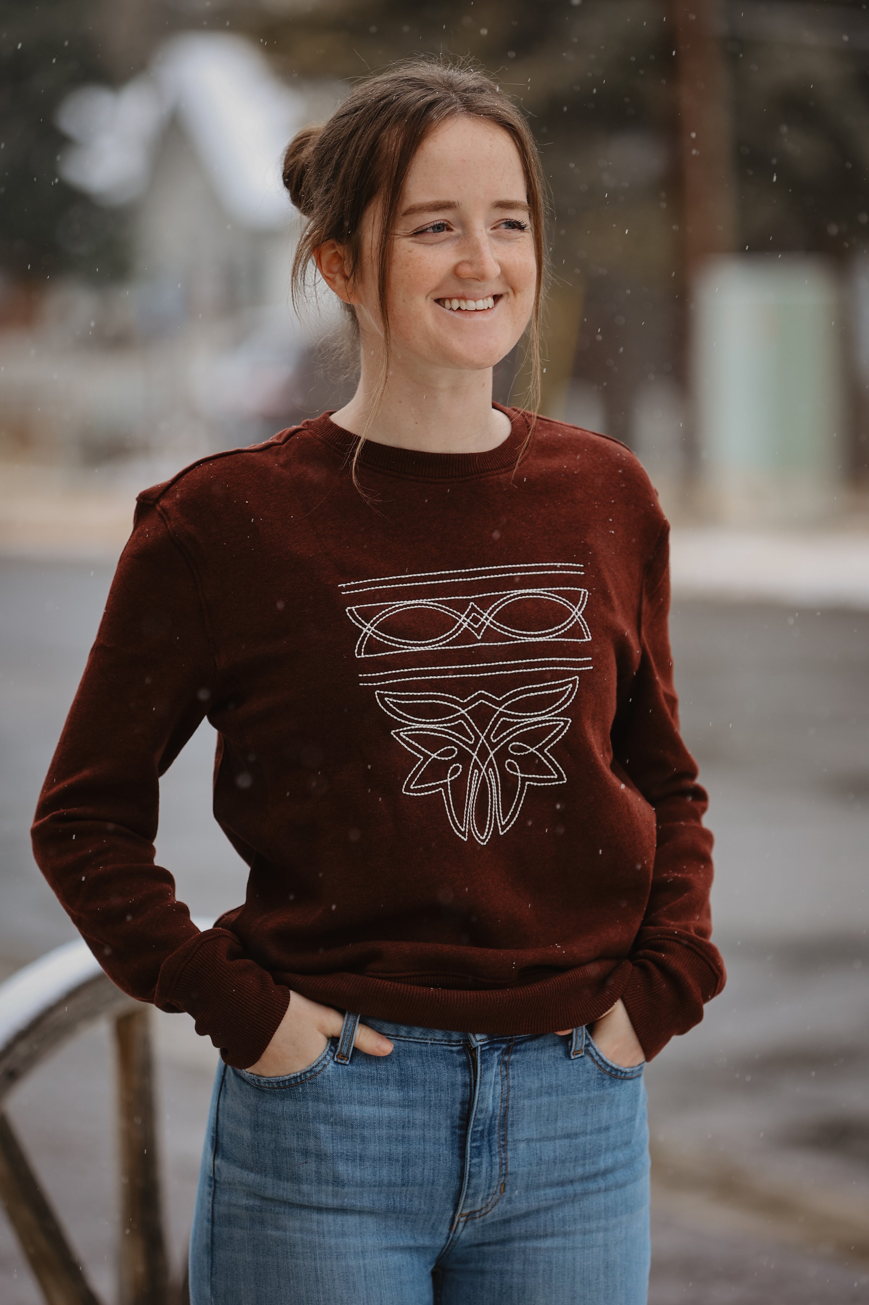 Cinch - Women's Brushed Back Heathered French Terry