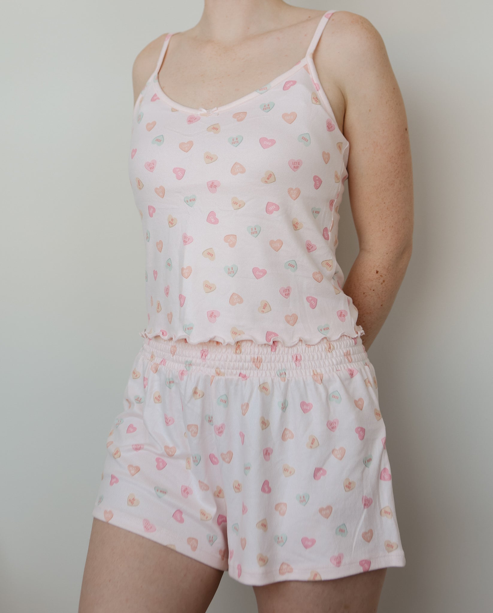 Z Supply - Dawn Candy Heart Lounge Set (Large Only)