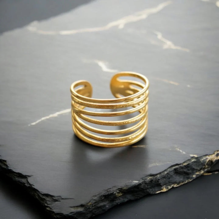Flint and Feather- Prairie Horizon 'Harvest' Ring