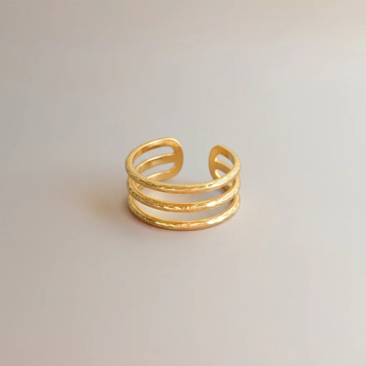 Flint and Feather- Three Sisters 'Trinity' Ring