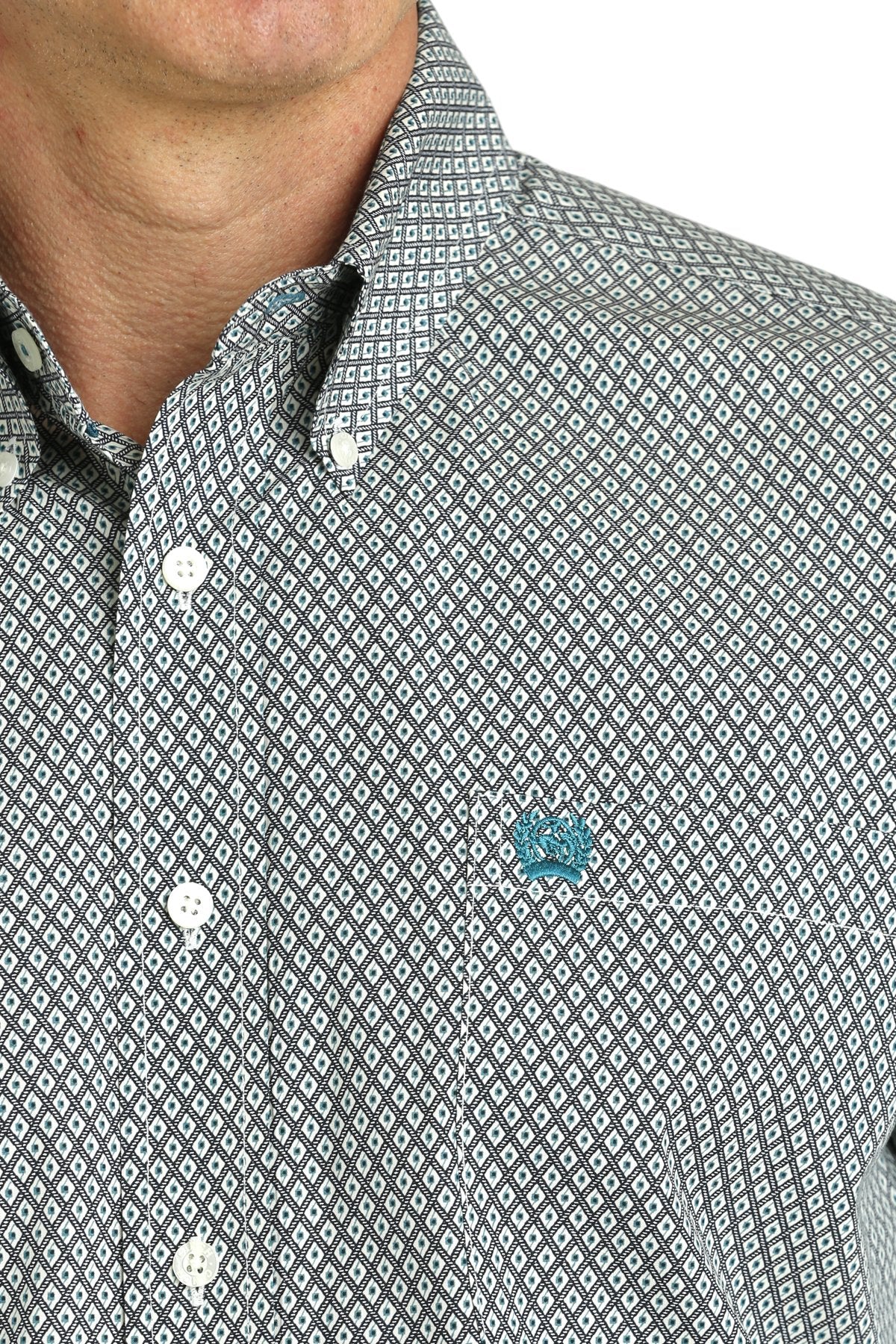 Cinch - Men's Long Sleeve Button-Down Print