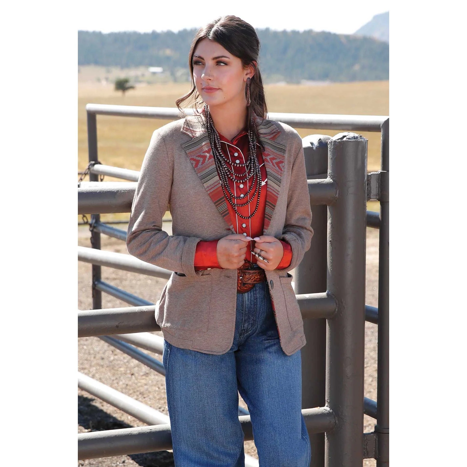 Cinch - Women's Blazer - Stone