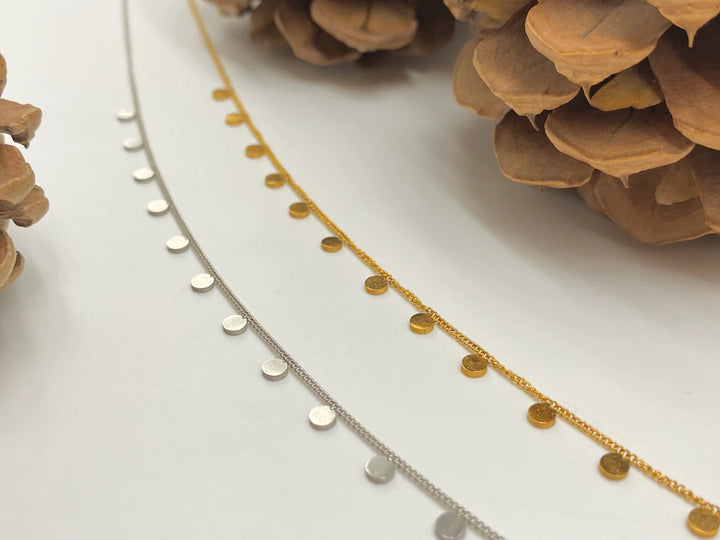 Flint and Feather- Coin Layering Choker