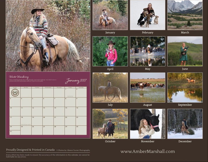 A MARSHALL 2027 Calendar