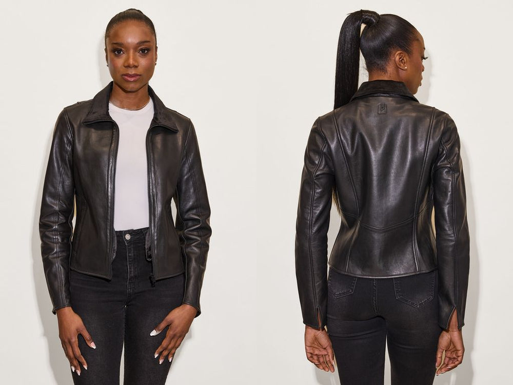 Mauritius - Women's Tabitha Velvet Lined Clean Jacket - Black