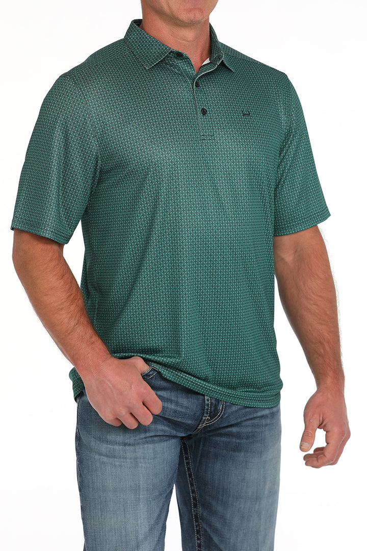 Cinch - Men's Athletic Polo Green