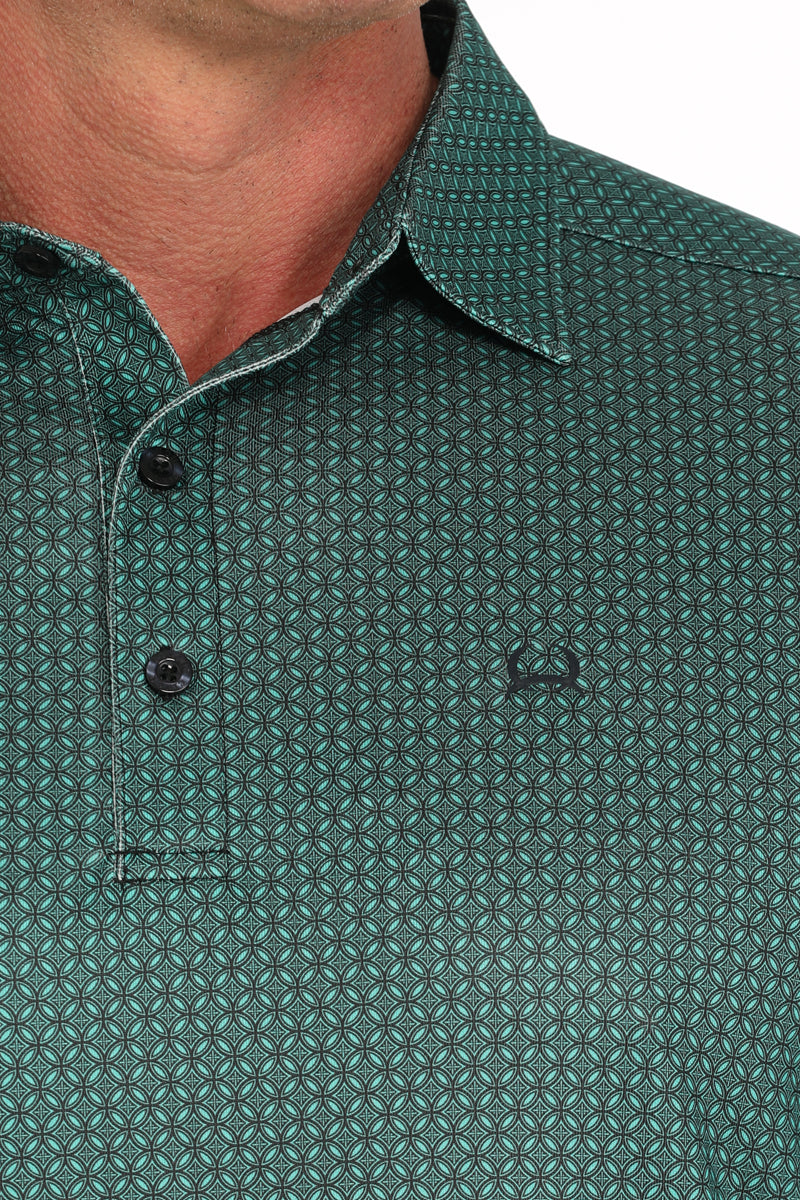 Cinch - Men's Athletic Polo Green