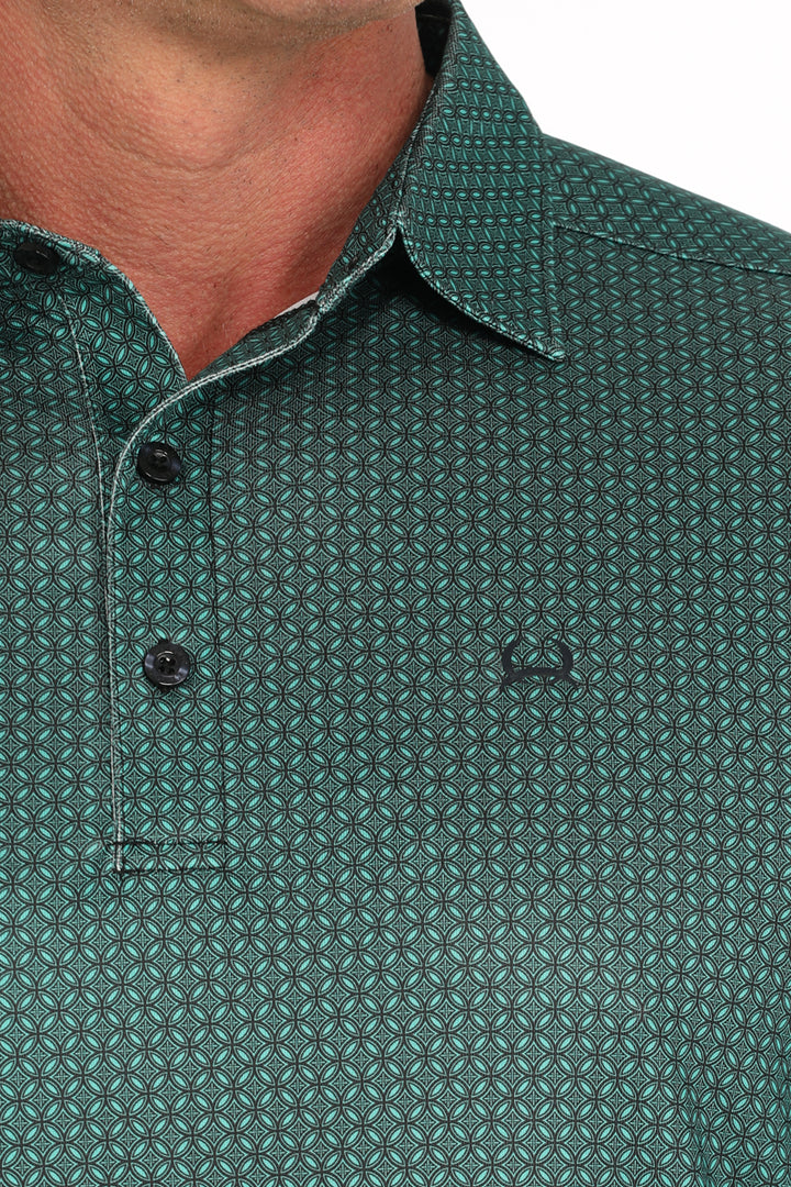 Cinch - Men's Athletic Polo Green