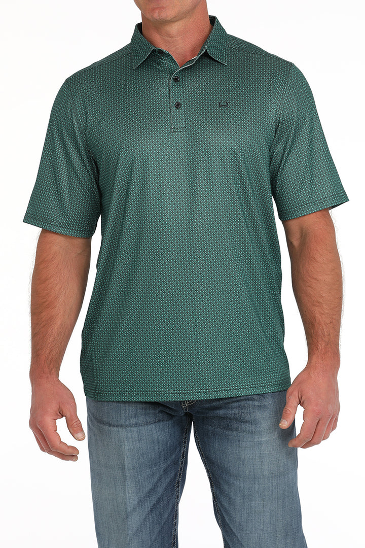 Cinch - Men's Athletic Polo Green
