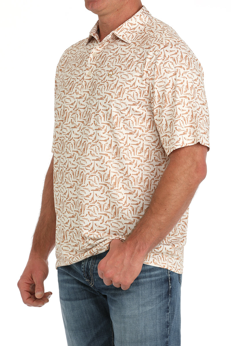 Cinch - Men's Athletic Polo White (MEDIUM Only)