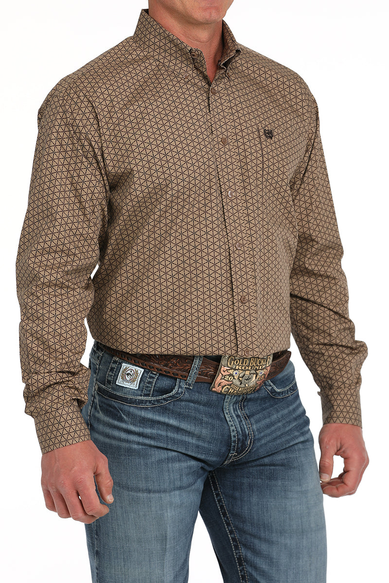 Cinch - Men's Triangle Button-Down Western Shirt